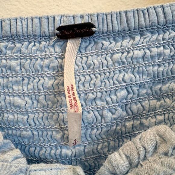 Free-people Women's Blue Blouse - Picture 3 of 4